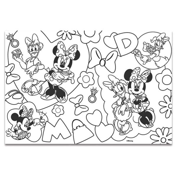 Puzzle Lisciani Složi i Oboji Minnie 2u1 60 komada Puzzle Lisciani Složi i Oboji Minnie 2u1 60 komada