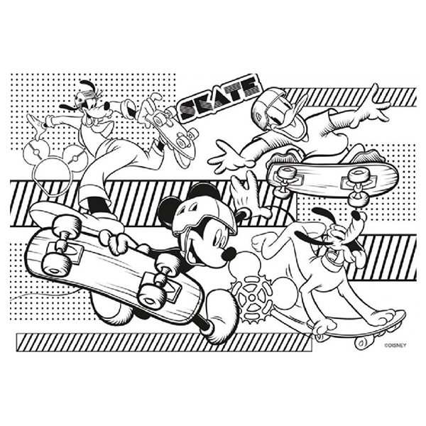 Puzzle Lisciani Složi i Oboji Mickey Mouse 2u1 60 komada Puzzle Lisciani Složi i Oboji Mickey Mouse 2u1 60 komada
