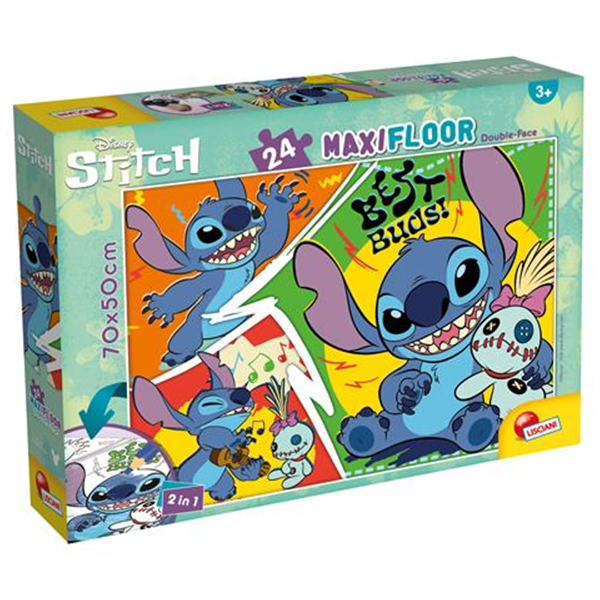 Puzzle Lisciani Disney DF Maxi floor Lilo & Stitch 24 dijela