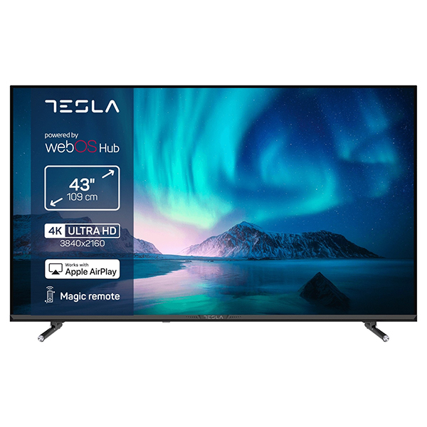 TV LED Tesla 43E645BUW Ultra HD, Smart WebOS/