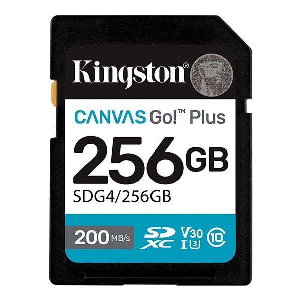 Micro SDXC Kingston SDG4/256GB Canvas Go Plus 256GB
