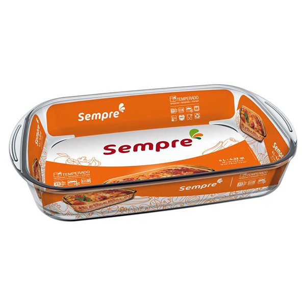 Vatrostalna posuda za pečenje Nadir Sempre 6822 4000ml