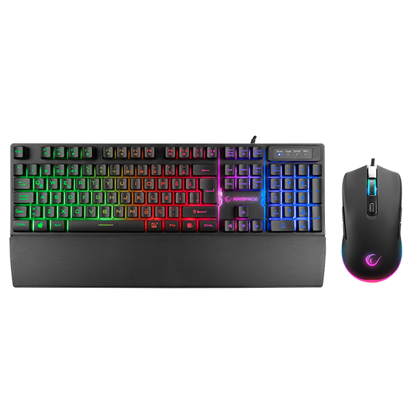 Tastatura i miš Rampage KM-RX7 Fortuna Rainbow Illuminated USB US/English
