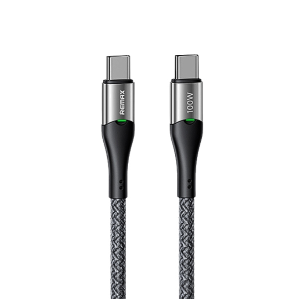 Data kabl Remax RC-115 100W Tip C na Tip C sivi Data kabl Remax RC-115 100W Tip C na Tip C sivi