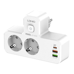Produžni kabl Ldnio SE2337 1xC, 2xUSB, 2xutičnica