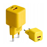 Punjač Colorum USB-A USB-C PD 30W CLS30-AC-05 (Yellow) GSM178774