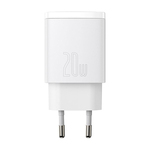 Punjač Baseus Compact CCXJ-B02 bijeli PD 20W 1xUSB-C 1xUSB BRA011925