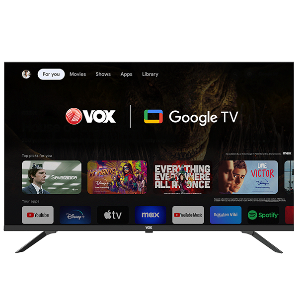 TV LED Vox 43GTU090 4K Smart GoogleTV