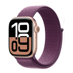 Pametni sat Apple iWatch Series 10 GPS 46mm Rose Gold Aluminium Case with Plum Sport loop
