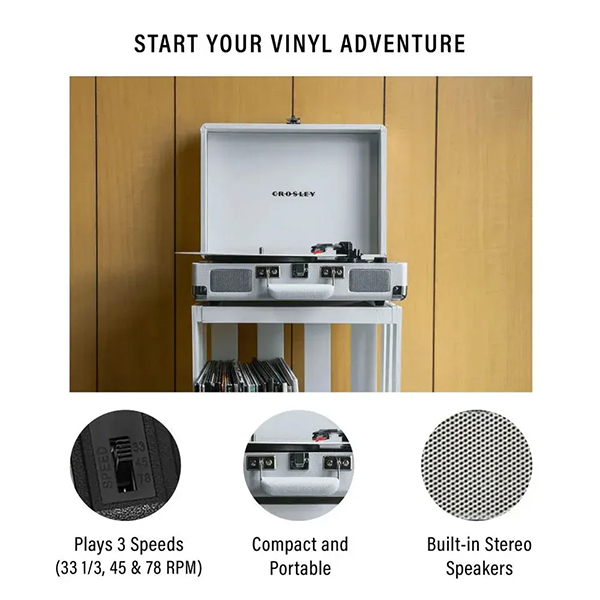 Gramofon Crosley Cruiser Plus CR8005F-WS4 Bluetooth (White Sand) Gramofon Crosley Cruiser Plus CR8005F-WS4 Bluetooth (White Sand)
