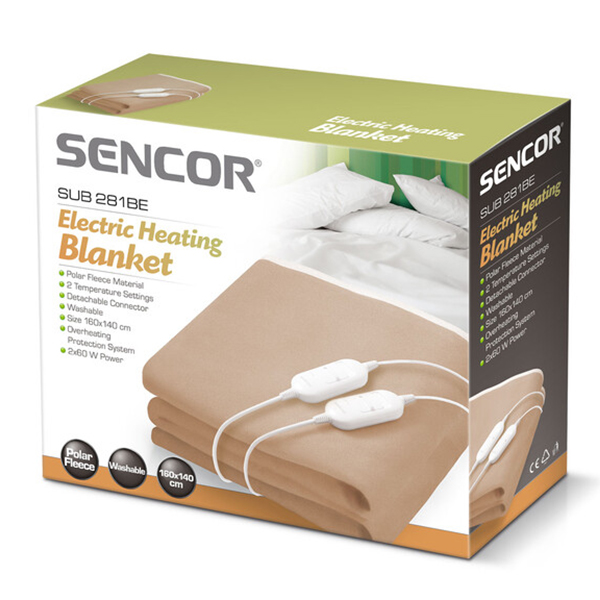 Električno ćebe Sencor SUB 281BE Električno ćebe Sencor SUB 281BE