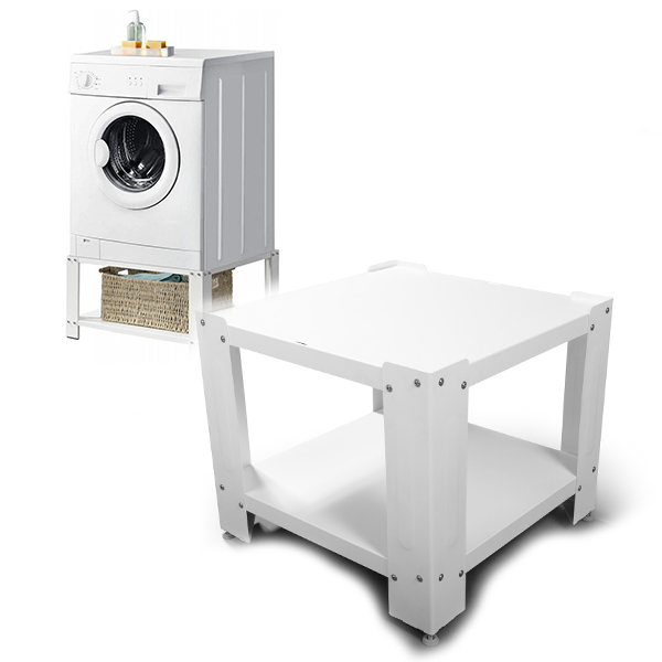 Postolje za veš mašinu/sušaru ROLLER 00801 bijelo 50cm Postolje za veš mašinu/sušaru ROLLER 00801 bijelo 50cm