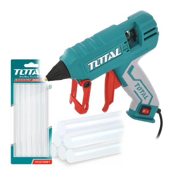 Pištolj za vruće lijepljenje Total TT301116+poklon patrone Pištolj za vruće lijepljenje Total TT301116+poklon patrone