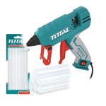 Pištolj za vruće lijepljenje Total TT301116+poklon patrone