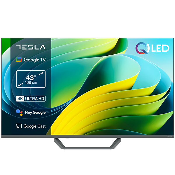 TV QLED Tesla Q43E655GUS 4K Smart GoogleTV/ TV QLED Tesla Q43E655GUS 4K Smart GoogleTV/