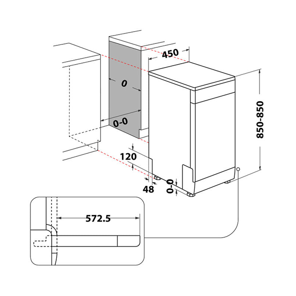 Mašina za pranje posuđa Hotpoint Ariston HSFC 3T127 C