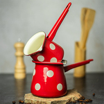 Klasična džezva Metalac 4 MR Velike tufne, crvena Klasična džezva Metalac 4 MR Velike tufne, crvena