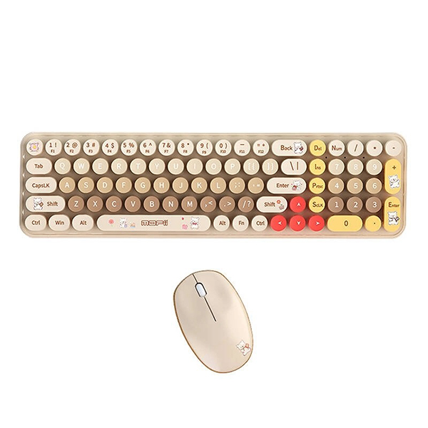 Tastatura i miš MOFII Baby Bear Beige bežična Tastatura i miš MOFII Baby Bear Beige bežična