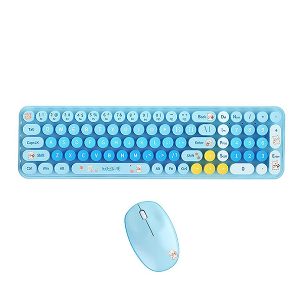 Tastatura i miš MOFII Baby Bear Blue bežična Tastatura i miš MOFII Baby Bear Blue bežična