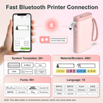 Štampač etiketa Nelko P21 Roze Štampač etiketa Nelko P21 Roze