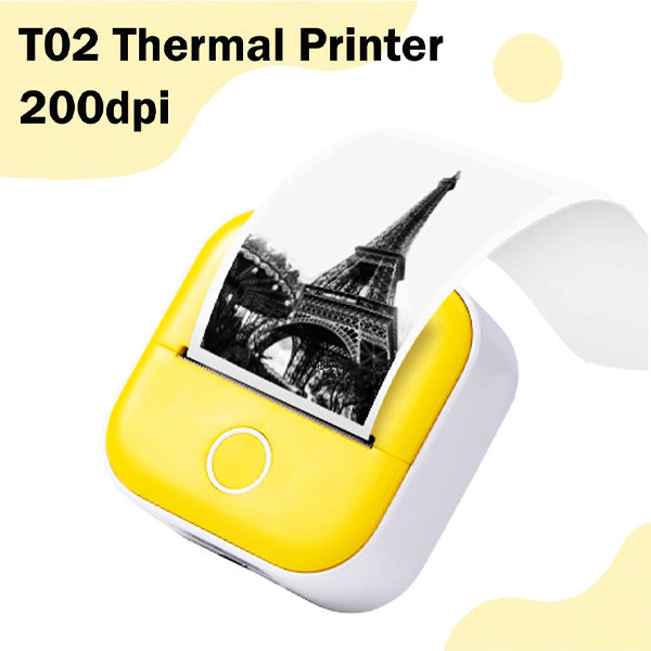 Štampač etiketa Phomemo T02-YL Žuti Štampač etiketa Phomemo T02-YL Žuti