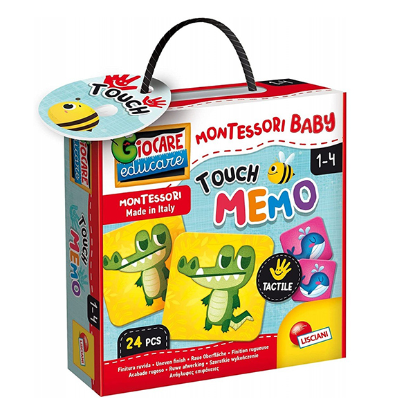 Edukativna igra Lisciani Montessori Baby - Dodirni i osjeti - Memorije Edukativna igra Lisciani Montessori Baby - Dodirni i osjeti - Memorije