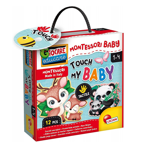 Edukativna igra Lisciani Montessori Baby - Dodirni i osjeti - Moja beba Edukativna igra Lisciani Montessori Baby - Dodirni i osjeti - Moja beba