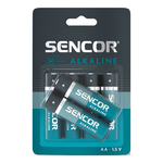 Baterije Sencor SBA LR6 AA 1,5V alkalne 4+2 kom. Baterije Sencor SBA LR6 AA 1,5V alkalne 4+2 kom.