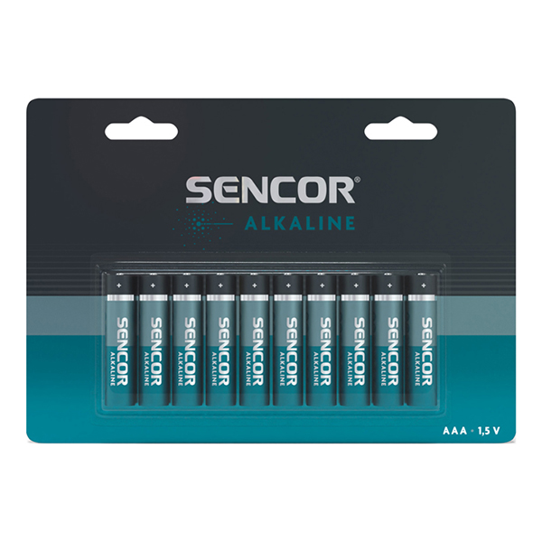 Baterije Sencor SBA LR03 AAA 1,5V alkalne 10 kom.
