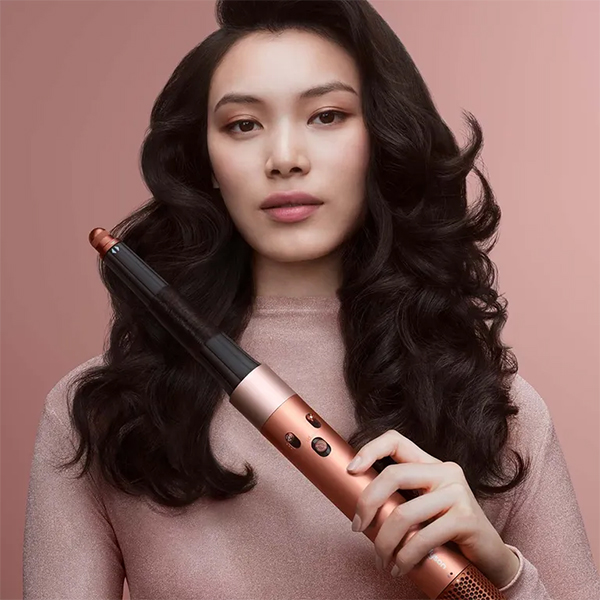 Stajler Dyson Airwrap i.d. (123682) Amber Silk/Pink Champagne Straight+Wavy Limited Edition
