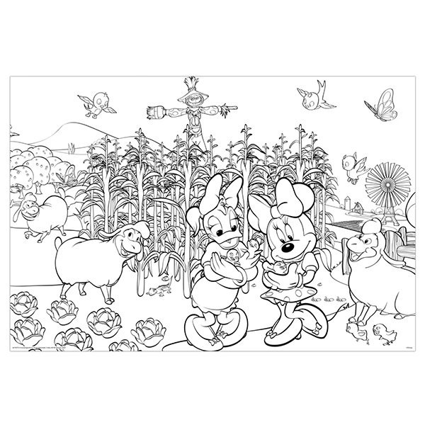 Puzzle Lisciani Složi i oboji Minnie 2u1 108 komada Puzzle Lisciani Složi i oboji Minnie 2u1 108 komada