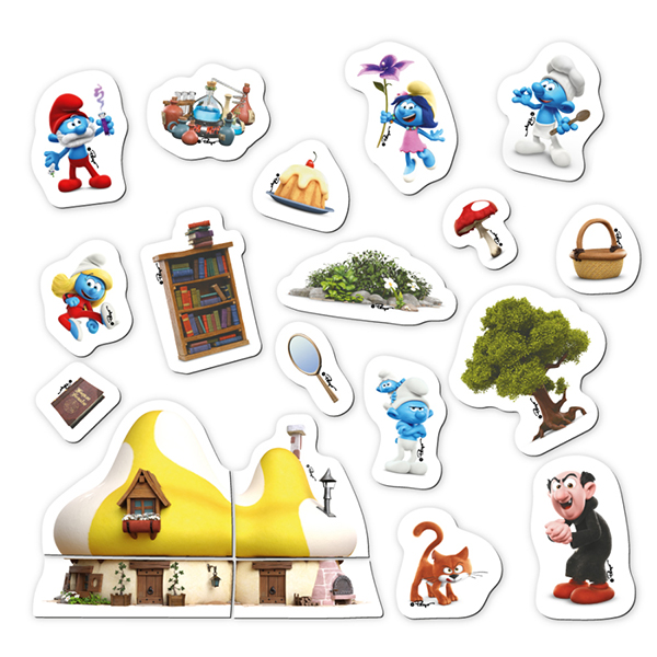 Magnetni set DoDo - Štrumpfetina kućica Magnetni set DoDo - Štrumpfetina kućica