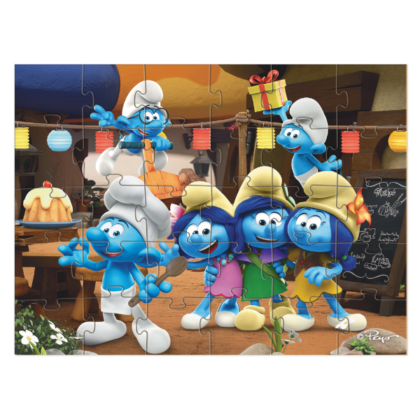 Puzzle DoDo Štrumpfovi - Žurka 30kom. Puzzle DoDo Štrumpfovi - Žurka 30kom.