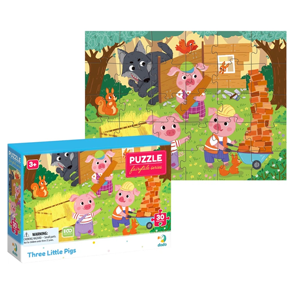Puzzle DoDo Tri praseta 30kom. Puzzle DoDo Tri praseta 30kom.
