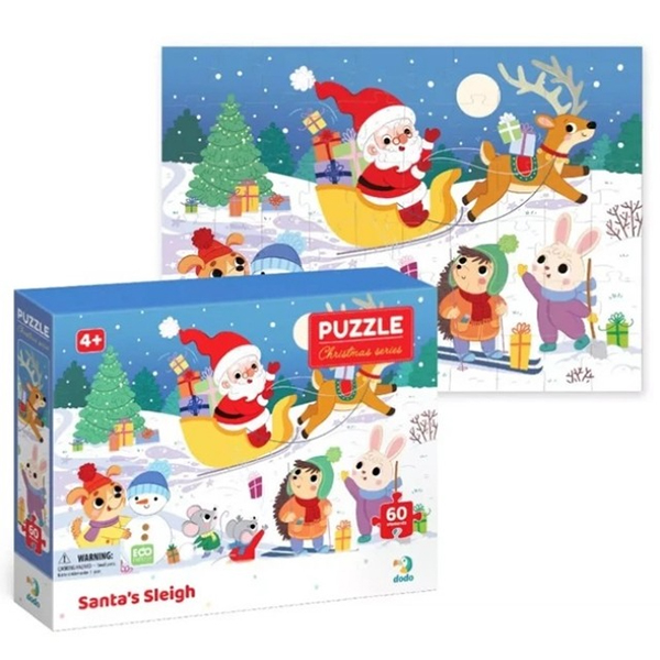 Puzzle DoDo Sanke Deda Mraza 60 kom. Puzzle DoDo Sanke Deda Mraza 60 kom.