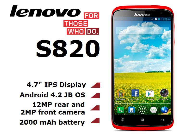 Mobilni telefon Lenovo S820 Dual SIM