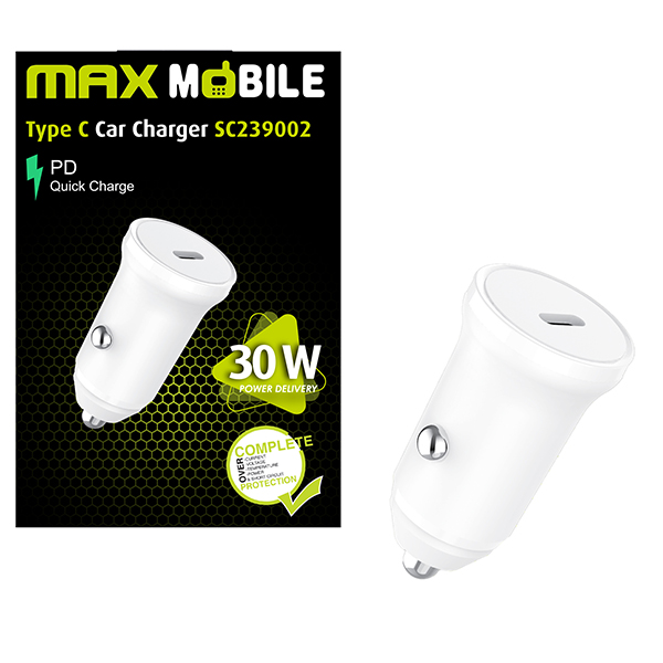 Auto adapter Maxmobile PD QC 3.0 TYPE C SC239002 30W