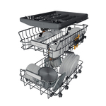 Mašina za pranje posuđa Whirlpool WH6FB10BS7A0X