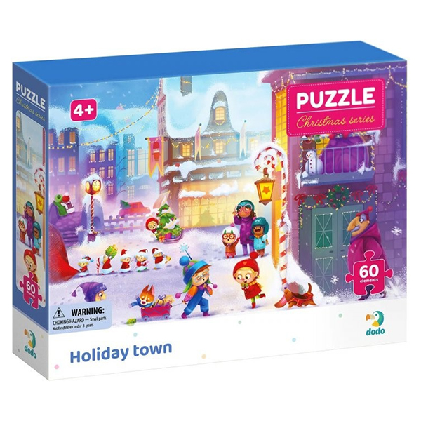 Puzzle DoDo Praznični grad 60 komada Puzzle DoDo Praznični grad 60 komada