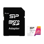 Micro SD Silicon Power Elite 128GB TF_SDXC UHS-IU1 A1, V10 Color, SR104 + Adapter