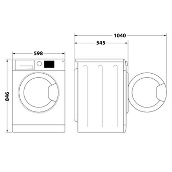 Mašina za sušenje veša Indesit C YSD 82D WB EE 8kg/toplotna pumpa Mašina za sušenje veša Indesit C YSD 82D WB EE 8kg/toplotna pumpa