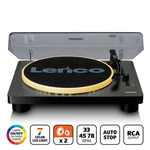 Gramofon Lenco LS-50LED USB (Black) with LED Lights