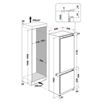 Ugradni kombinovani hladnjak Whirlpool SP40 812 EU 2 Ugradni kombinovani hladnjak Whirlpool SP40 812 EU 2