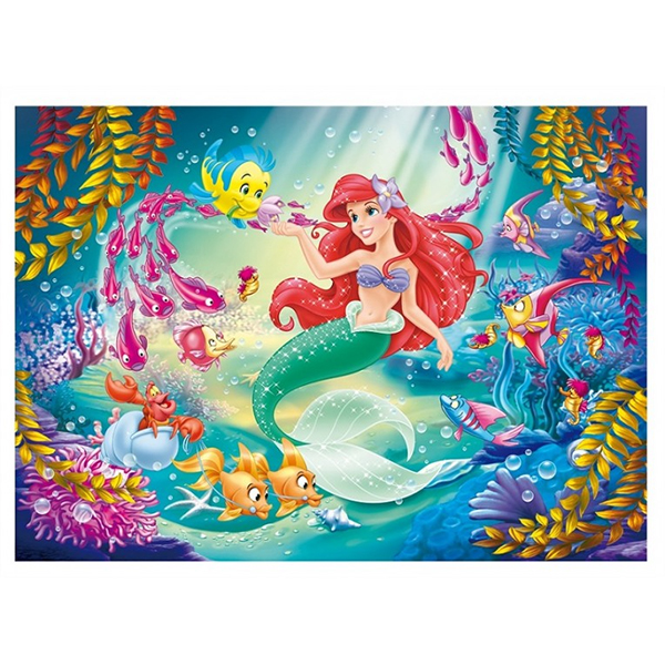 Puzzle Lisciani Složi i oboji 2u1 Mala sirena 108 kom. Puzzle Lisciani Složi i oboji 2u1 Mala sirena 108 kom.