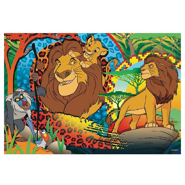 Puzzle Lisciani Složi i oboji 2u1 Kralj lavova 24 kom. Puzzle Lisciani Složi i oboji 2u1 Kralj lavova 24 kom.