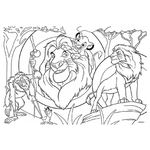 Puzzle Lisciani Složi i oboji 2u1 Kralj lavova 24 kom. Puzzle Lisciani Složi i oboji 2u1 Kralj lavova 24 kom.