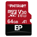 Micro SDXC Patriot V30 U3 EP series 64GB 4K recording Micro SDXC Patriot V30 U3 EP series 64GB 4K recording
