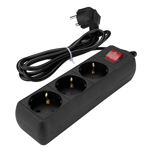 Produžni kabl S-Link SPG3-X-3 3U/1.5m sa prekidačem i zaštitom