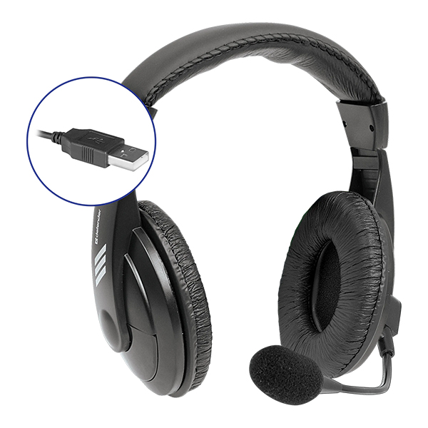 Slušalice Defender Technology Gryphon 750U USB, black, kabl 1,8m