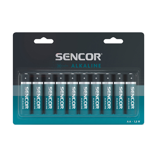 Alkalne baterije Sencor SBA LR6 AA 1.5V (10 komada) Alkalne baterije Sencor SBA LR6 AA 1.5V (10 komada)